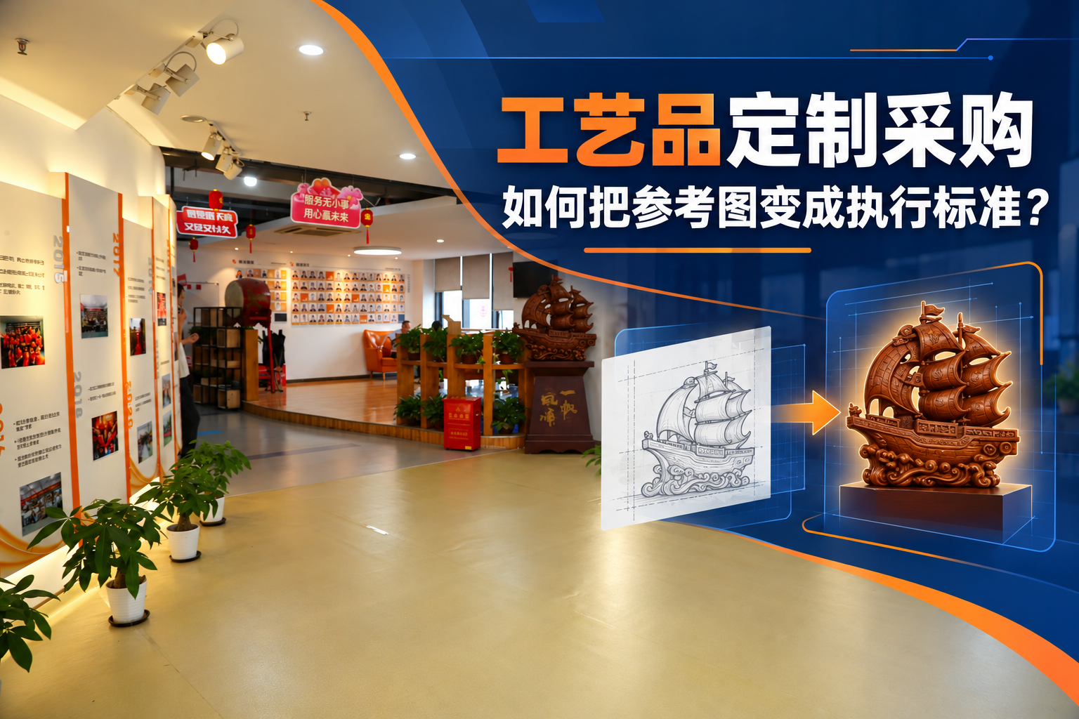 工艺品采购如何核验图片、视频与定制交付能力？