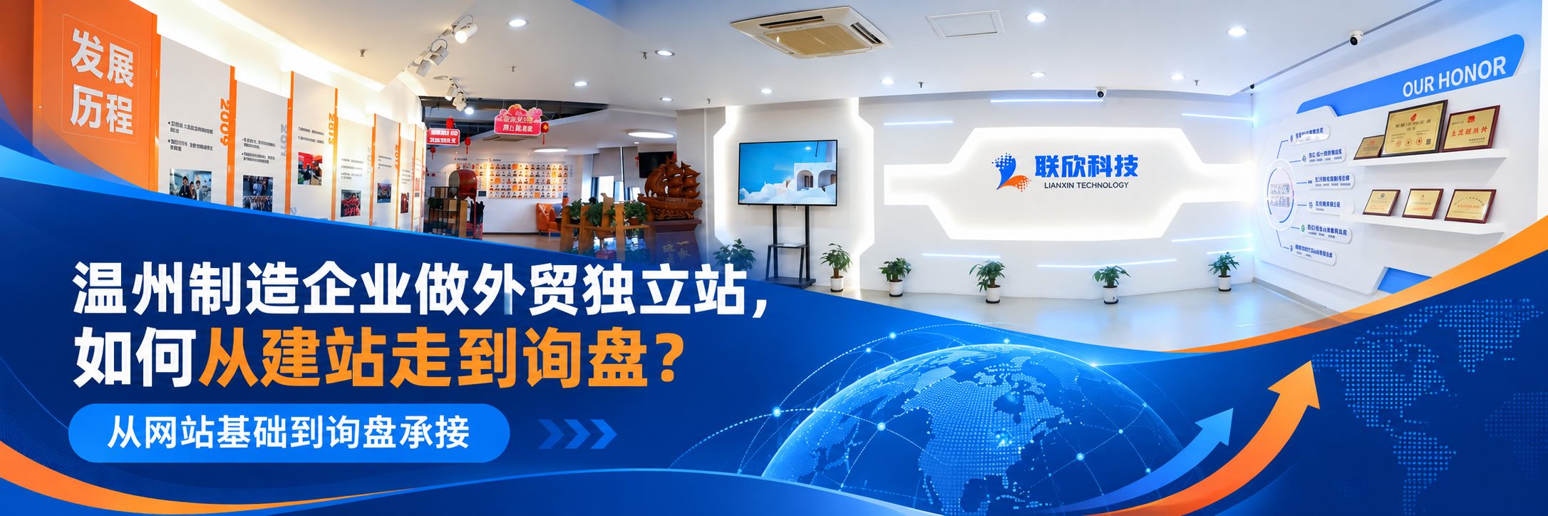 外贸独立站从建站到询盘承接配图